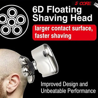 5 Core Inc. Heads Shaver Beard trimmer for men Electric Razor Head Shaver Waterproof