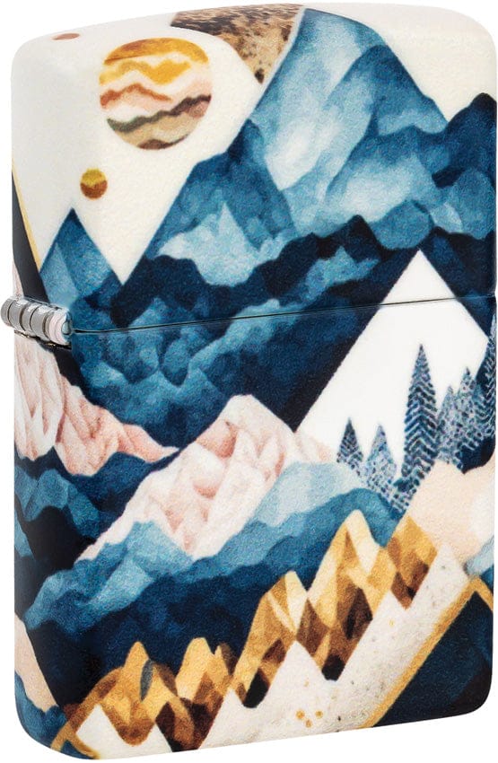 BLUE RIDGE Lighter Mountain Collage Design