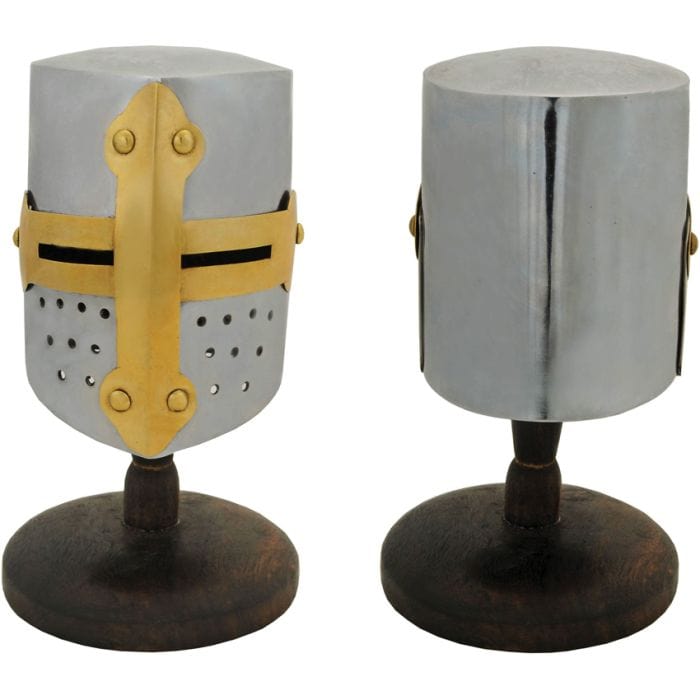 BLUE RIDGE Mini Crusader Helmet w/Stand