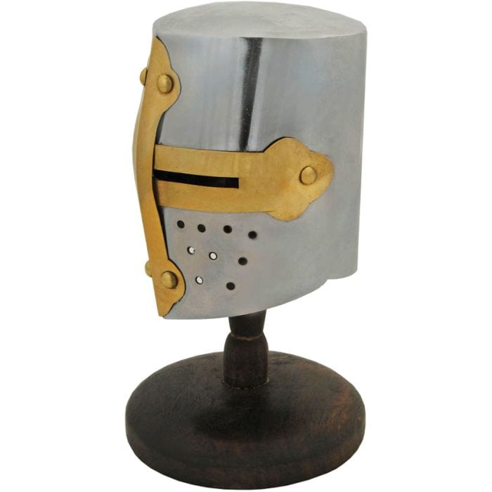 BLUE RIDGE Mini Crusader Helmet w/Stand