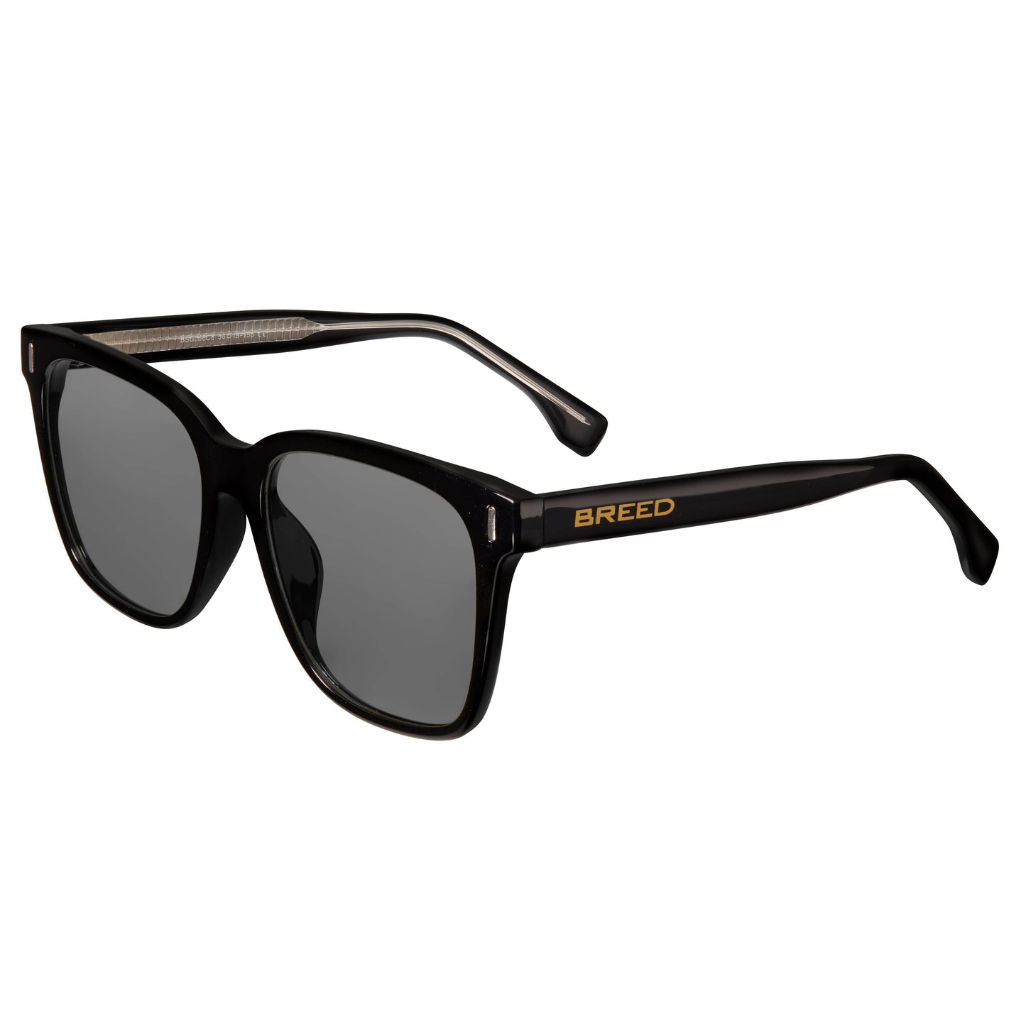 Breed Breed - Breed Linux TR90 Polarized Wayfarer Sunglasses: Black/Black