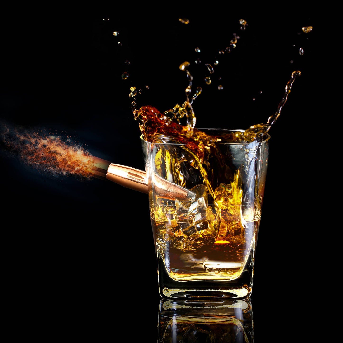 CALIBER GOURMET / CAMPCO CALIBER GOURMET / CAMPCO - Last Man Standing Whiskey Glass w/ Bullet