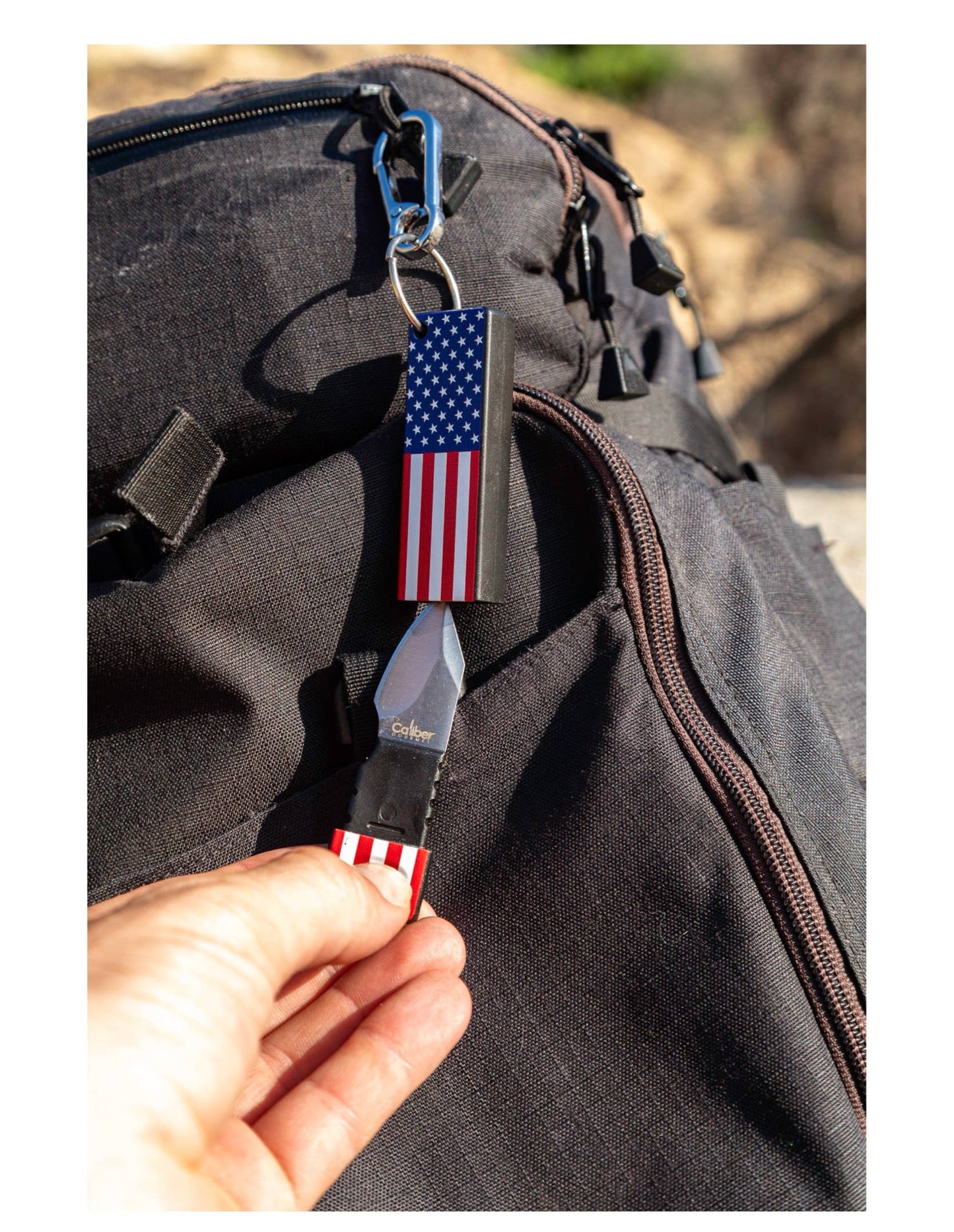 CALIBER GOURMET / CAMPCO CALIBER GOURMET / CAMPCO - USA Knife Keychain Display of 12