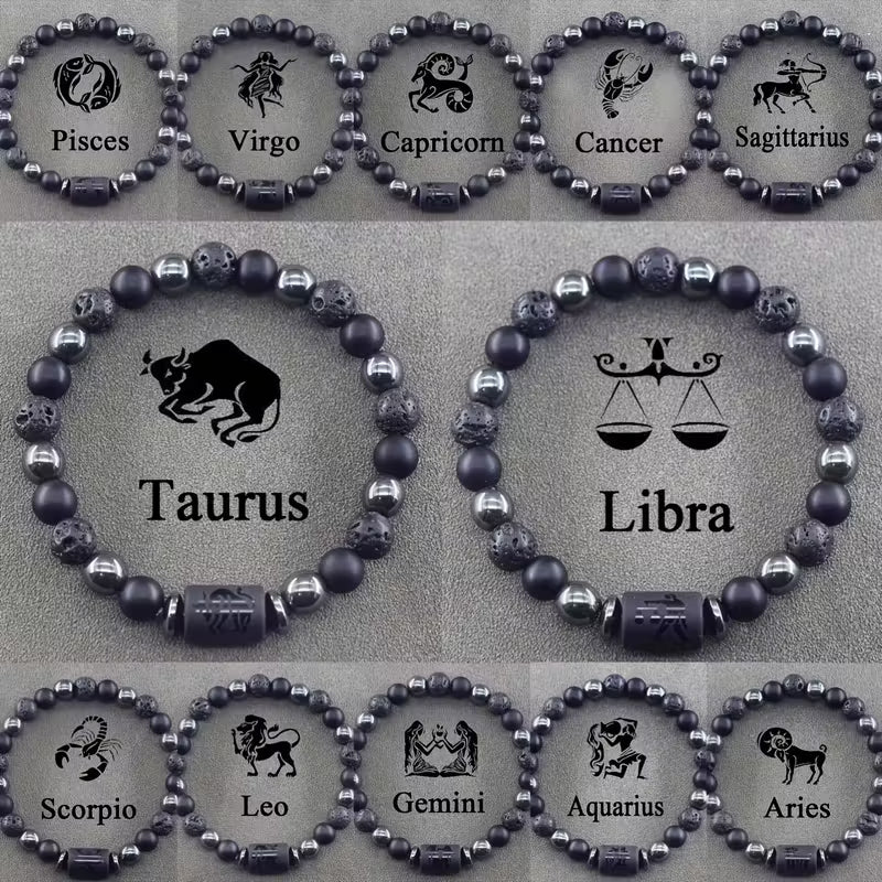 Zodiac Hematite Bracelet