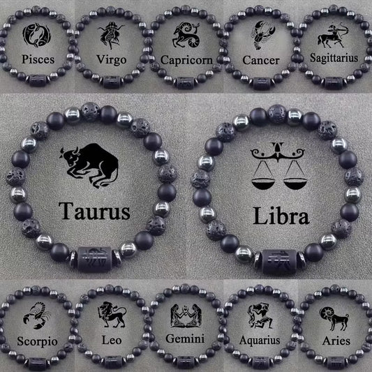 Zodiac Hematite Bracelet