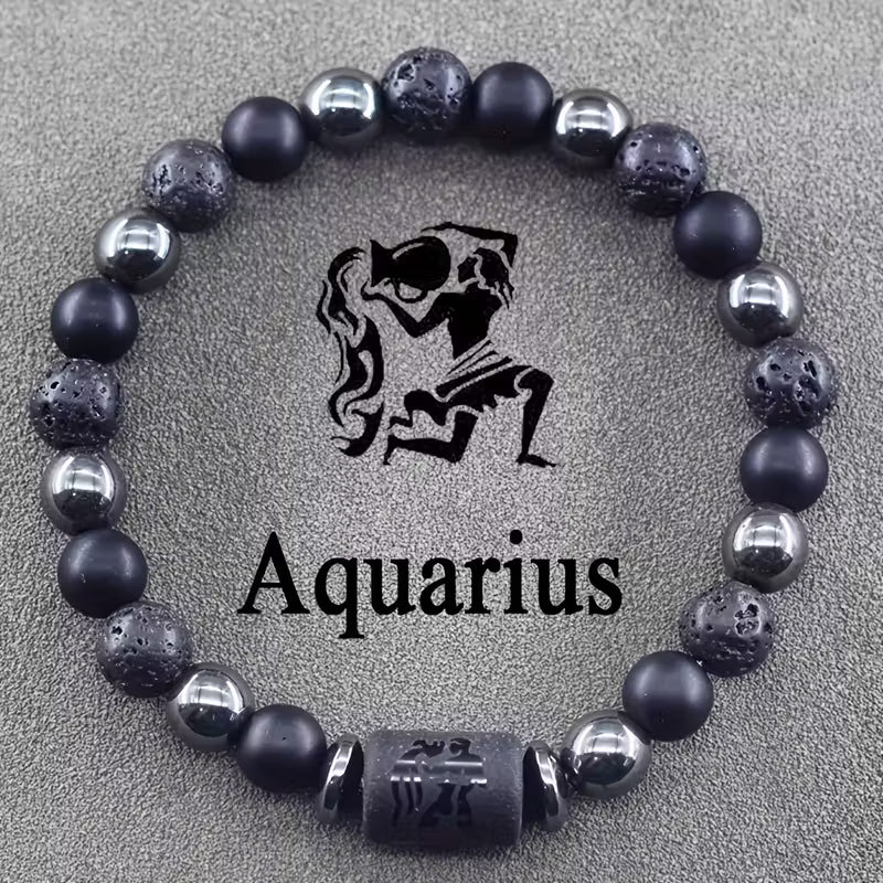 Zodiac Hematite Bracelet