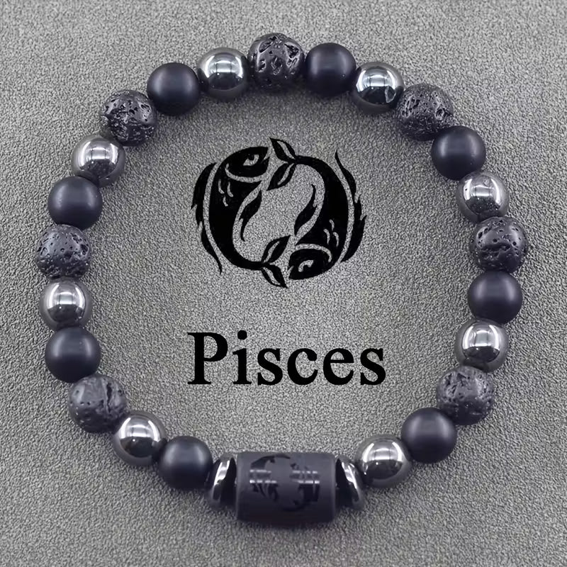 Zodiac Hematite Bracelet