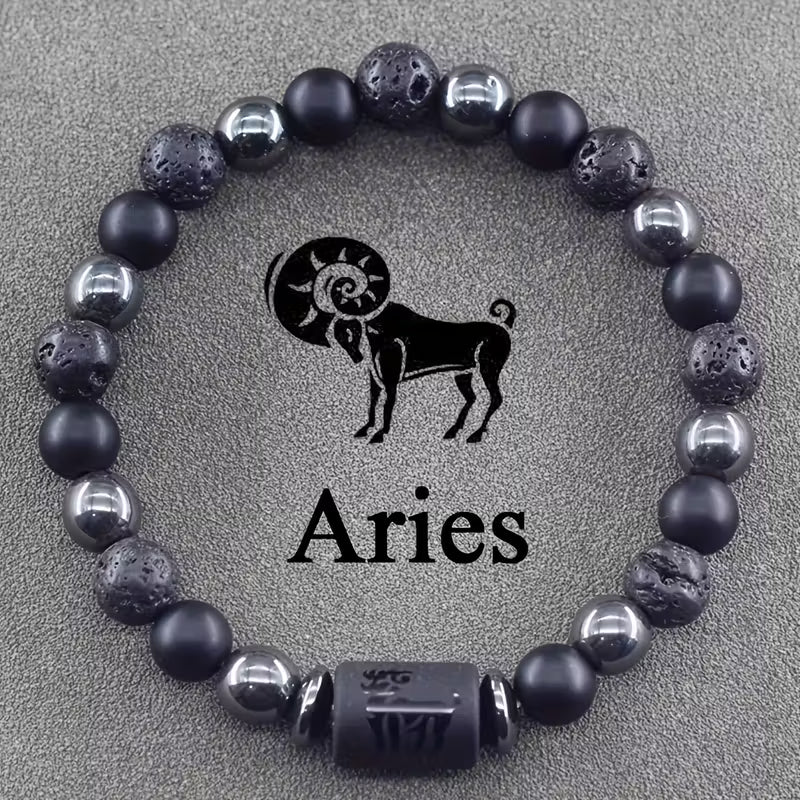 Zodiac Hematite Bracelet