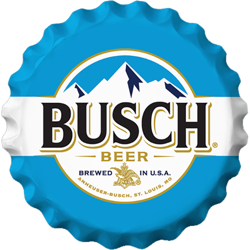 Desperate Enterprises Desperate Enterprises - Busch Bottle Cap Tin Sign