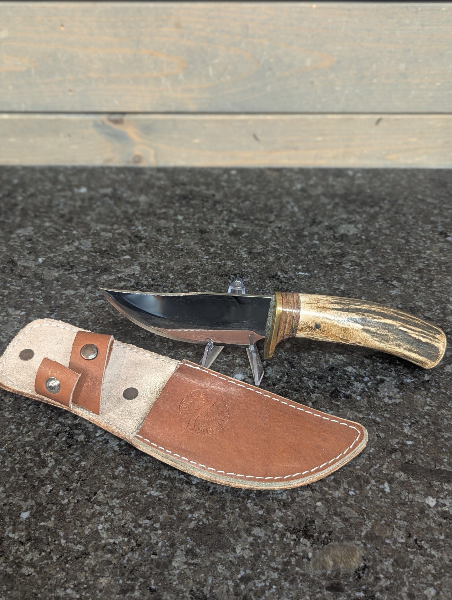El Matador Knives #18 - El Matador Stag Horn Polished Steel Knife