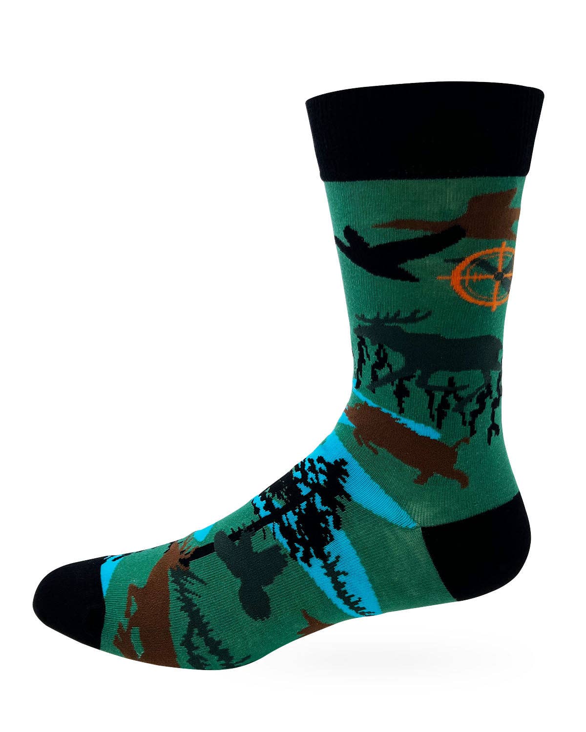 Fabdaz I Love Fast Food Men's Novelty Crew Socks