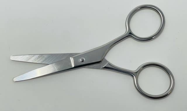 GBS GBS - BEARD NOSE MUSTACHE EYEBROWS SCISSORS 4" STAINLESS STEEL