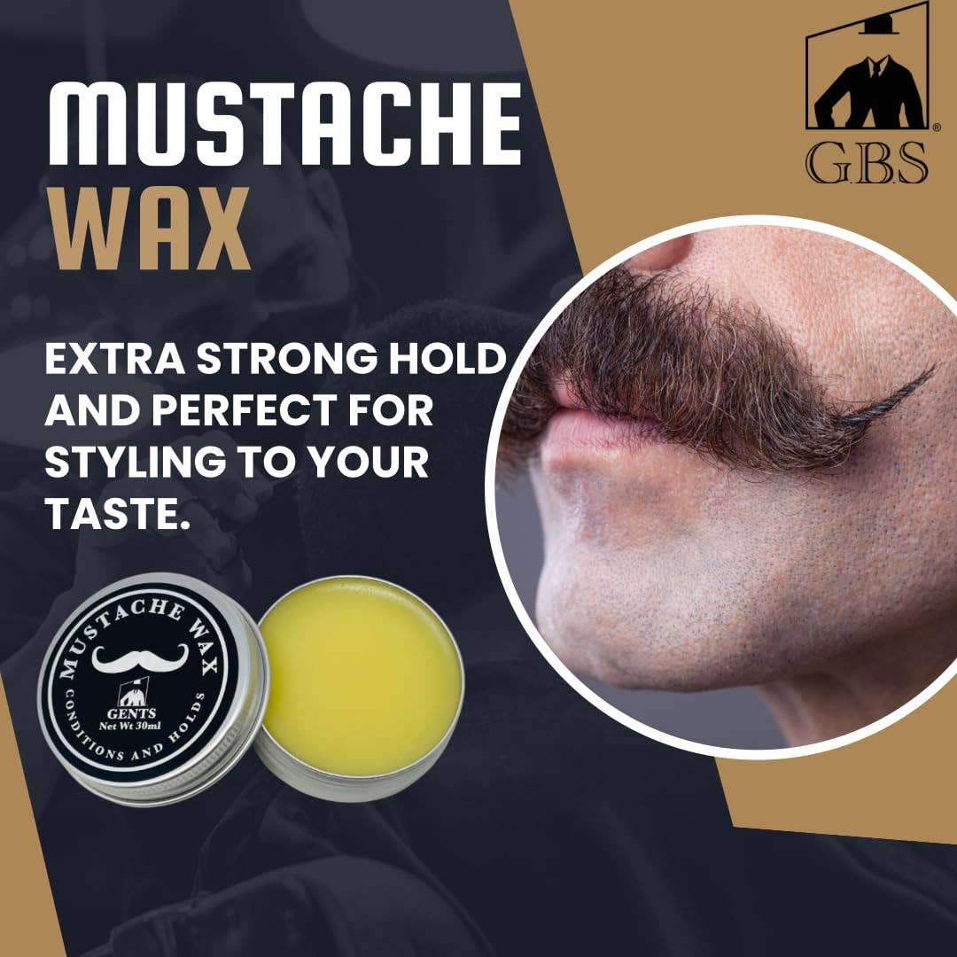 GBS GBS - GENTS MUSTACHE WAX 30 ML (1 unit)