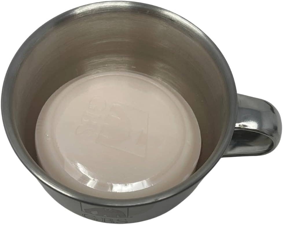 GENTS FINE GROOMING PRODUCTS GENTS FINE GROOMING PRODUCTS - GBS Stainless Shaving Bowl with Handle and Soap