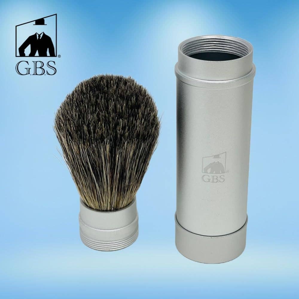 GENTS FINE GROOMING PRODUCTS GENTS FINE GROOMING PRODUCTS - GBS Travel Badger Hair shaving Brush