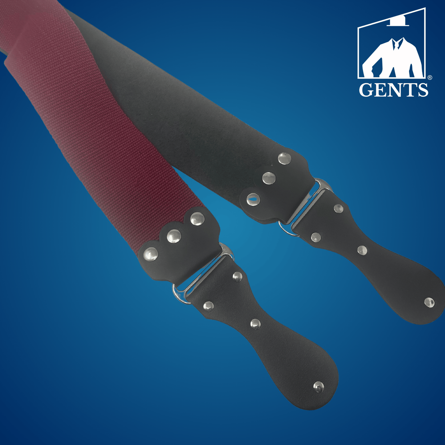 GENTS FINE GROOMING PRODUCTS GENTS FINE GROOMING PRODUCTS - GENTS 26" Black and Maroon Razor Sharpening Shaving Strop