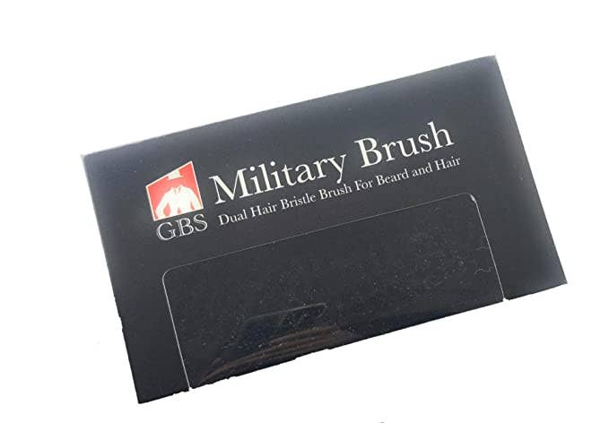 GENTS FINE GROOMING PRODUCTS GENTS FINE GROOMING PRODUCTS - GENTS FGP Military Hair Brush Dual Head and Beard Brush