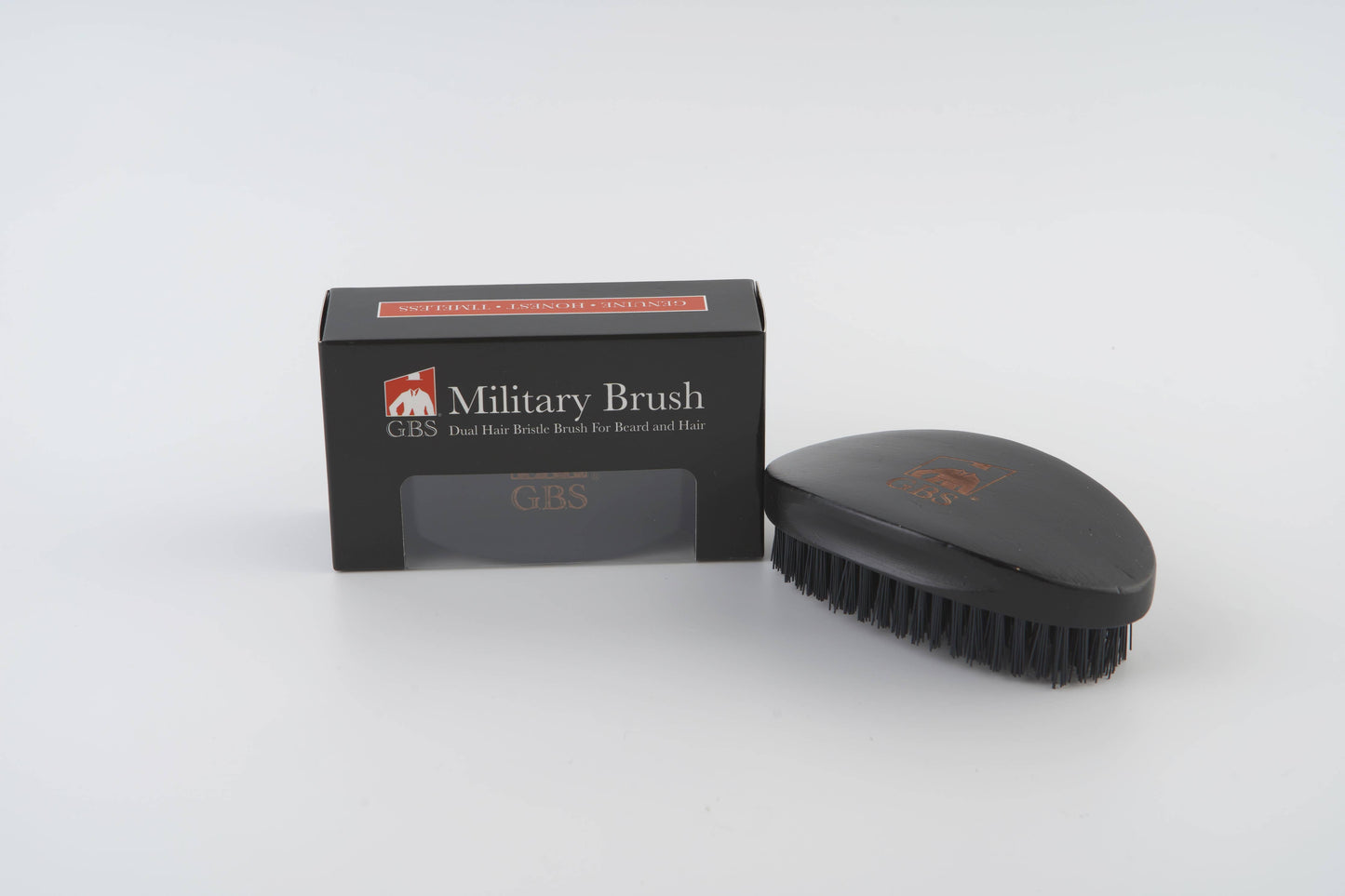 GENTS FINE GROOMING PRODUCTS GENTS FINE GROOMING PRODUCTS - GENTS FGP Military Hair Brush Dual Head and Beard Brush