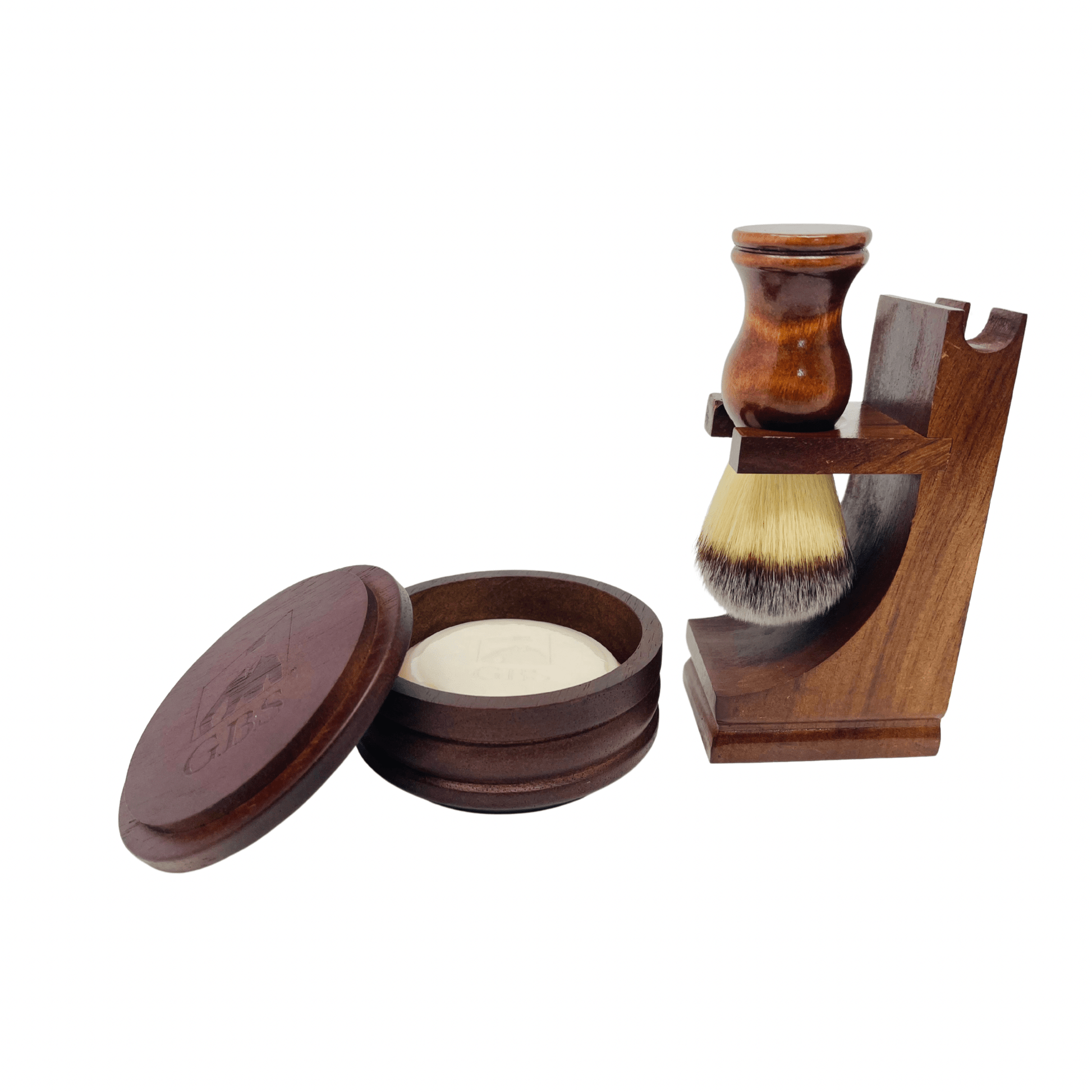 GENTS FINE GROOMING PRODUCTS GENTS FINE GROOMING PRODUCTS - GENTS Wood Shaving Bowl & Shave Brush Set