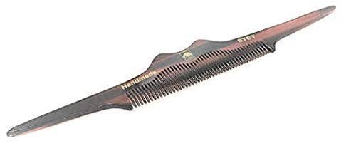 GENTS FINE GROOMING PRODUCTS GENTS FINE GROOMING PRODUCTS - Handmade Acetate Celluose Tortoise Pin Tail Mustache Comb