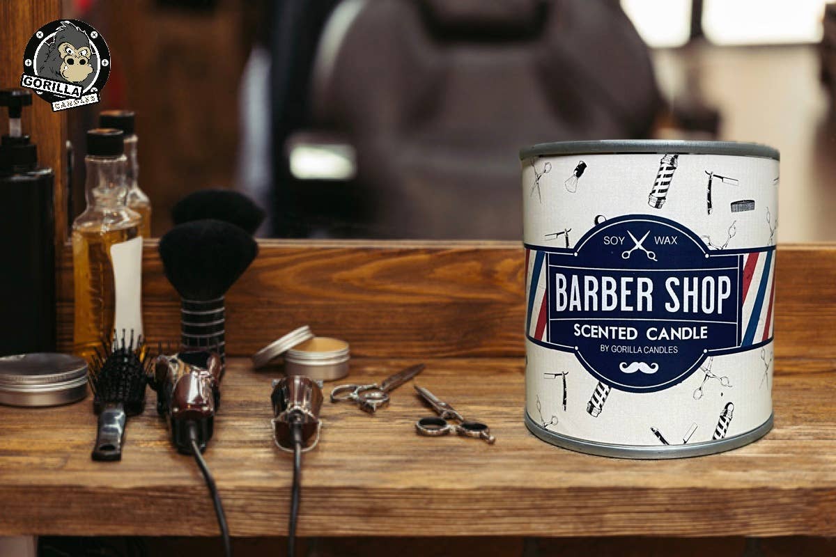 Gorilla Candles Gorilla Candles - Barber Shop Scented Candle