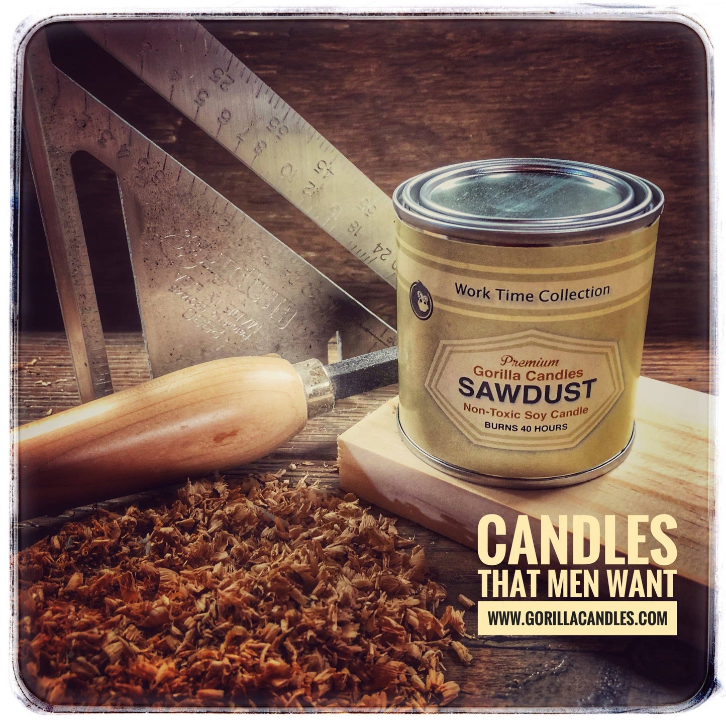 Gorilla Candles Gorilla Candles - Sawdust Scented Candle