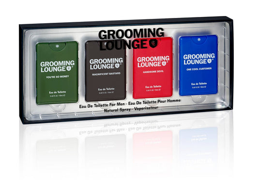 Grooming Lounge 4-Piece Pocket Spray Gift Set - Men's Fragrance