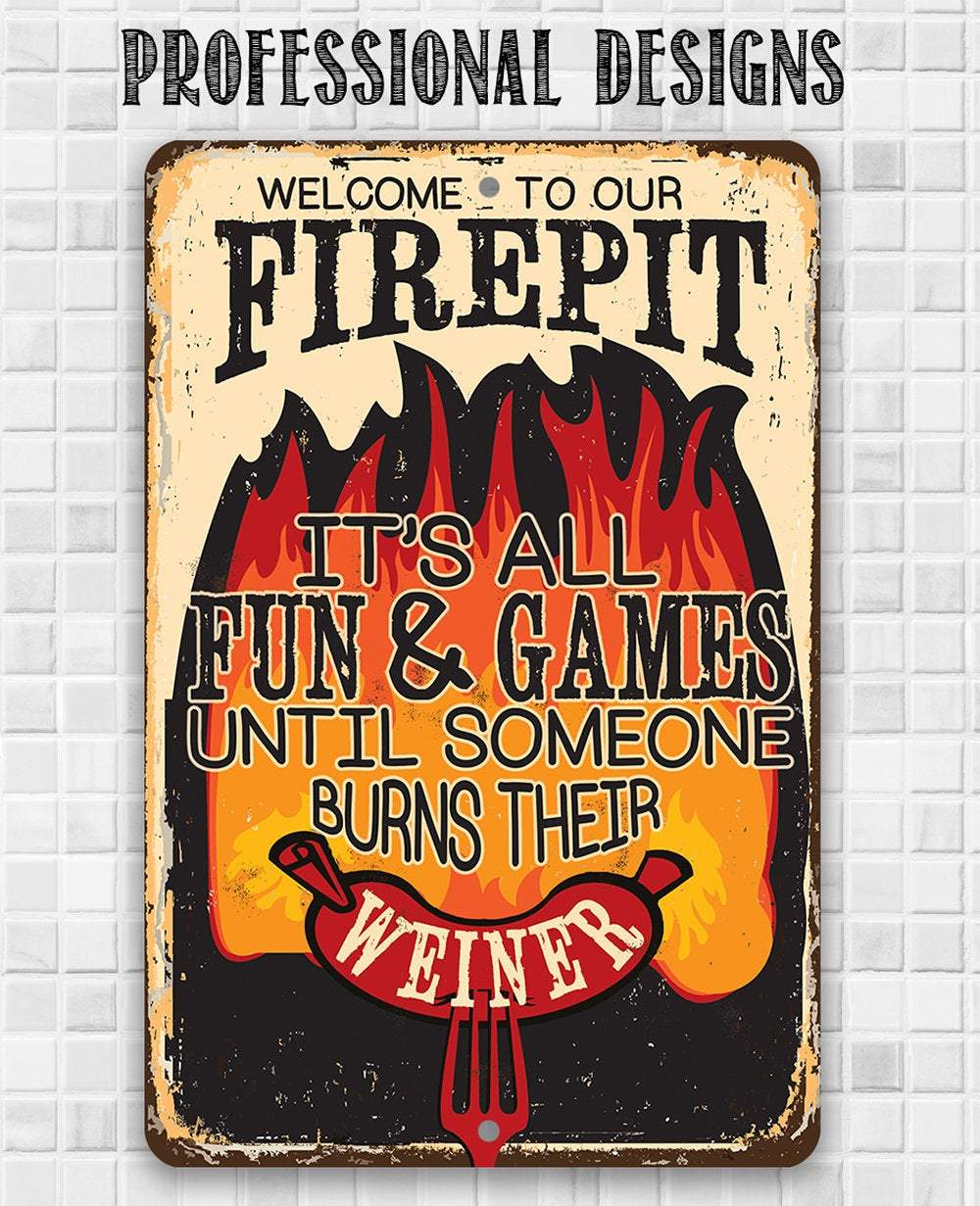 Lone Star Art Lone Star Art - It's All Fun and Games - Metal Sign: 8 x 12