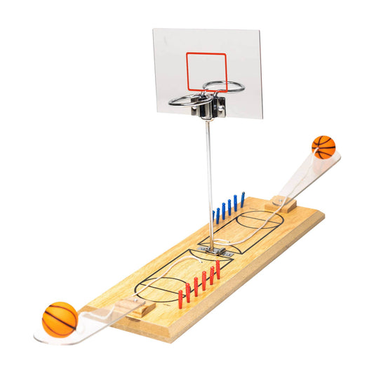 Mad Man Mad Man - Wooden Dual Basketball Hoop Game