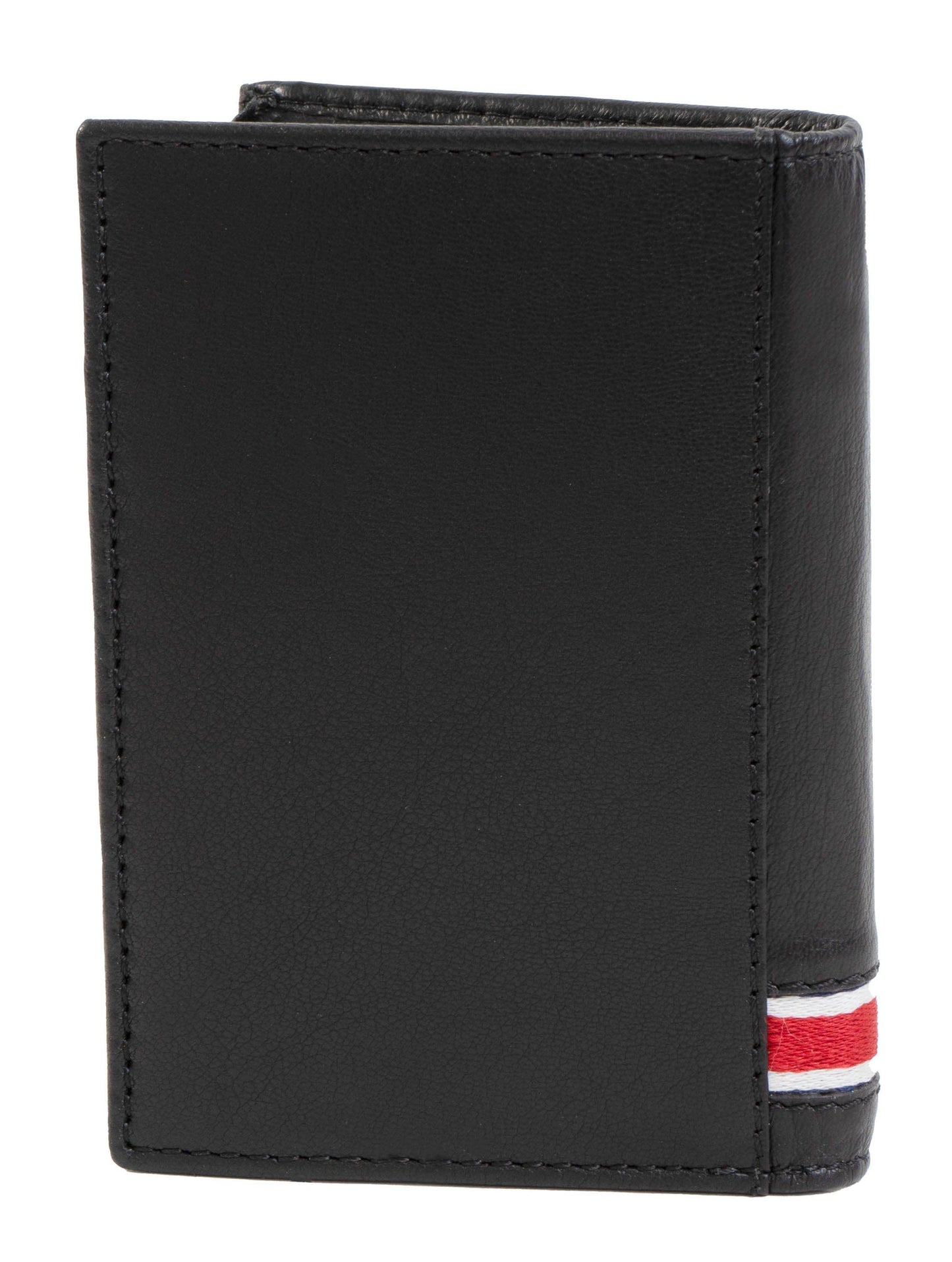 Magid Magid - Jack Abrahams Goat Nappa Leather Bi-Fold Boxed Wallet with Flip ID Case Black: Black - 4" H x 1" D x 5" L