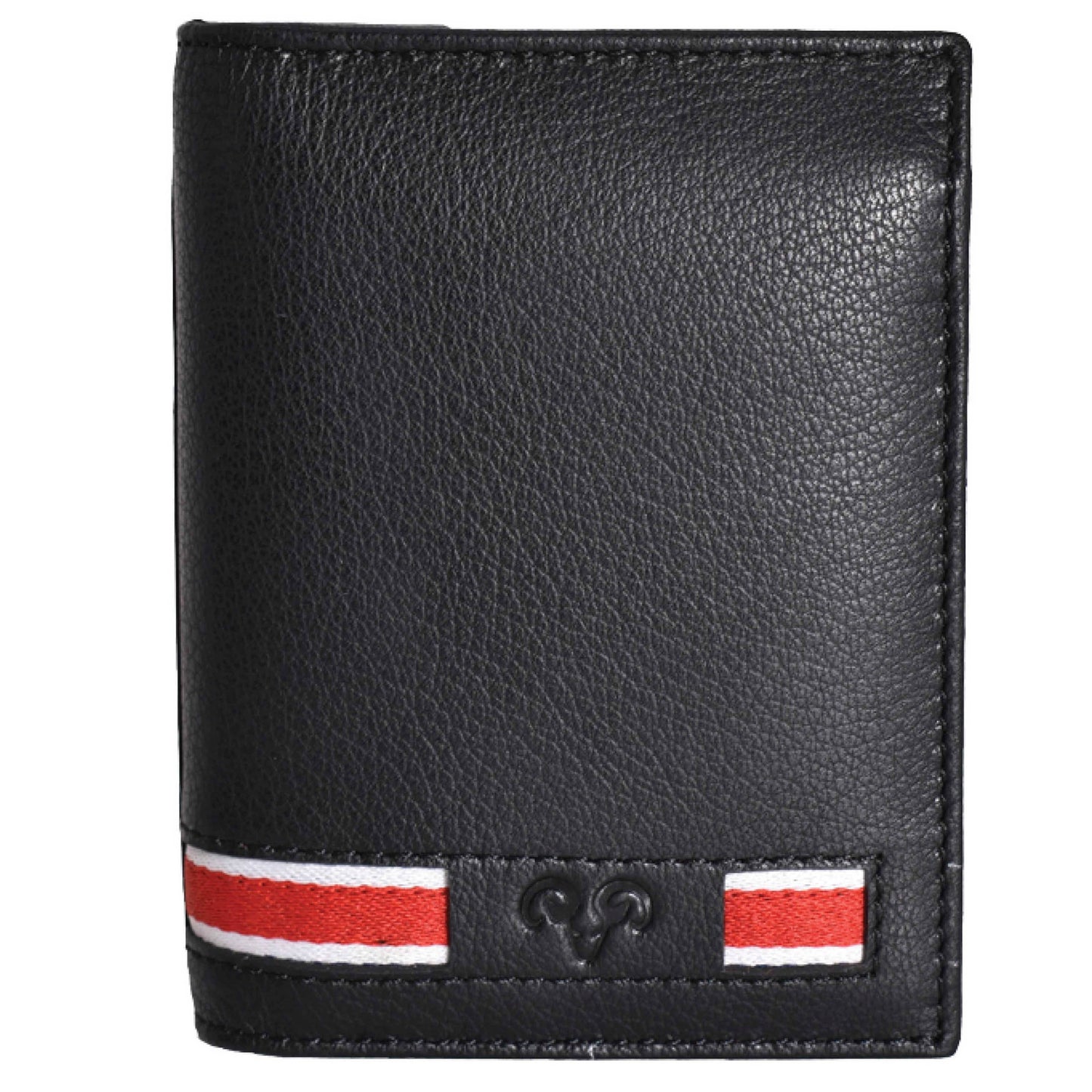 Magid Magid - Jack Abrahams Goat Nappa Leather Bi-Fold Boxed Wallet with Flip ID Case Black: Black - 4" H x 1" D x 5" L