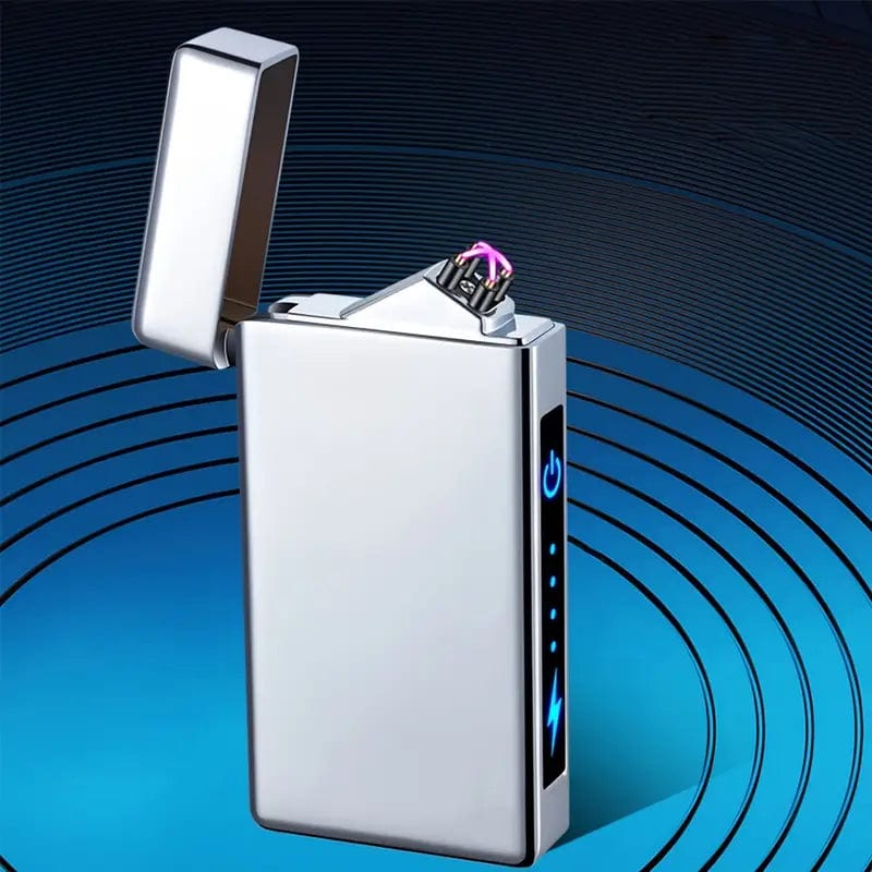 Man Up Arc Lighter Shiny Silver Arc Lighter