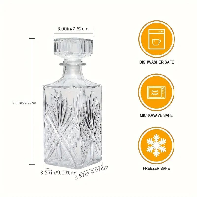 Man Up Barware Set Whiskey Decanter Set - 5pc