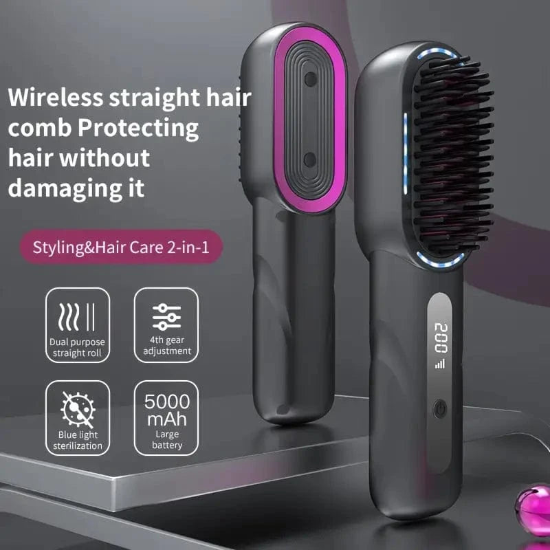 Man Up Beard Brush Portable Heated Beard/Hair Brush