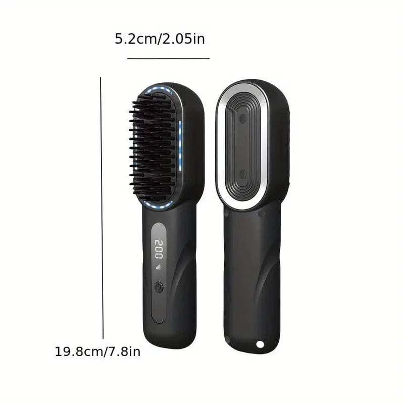 Man Up Beard Brush Portable Heated Beard/Hair Brush