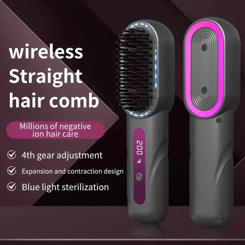Man Up Beard Brush Portable Heated Beard/Hair Brush