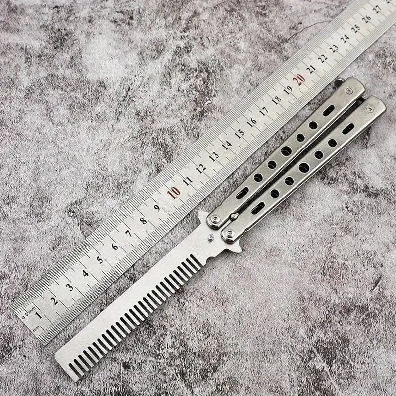 Man Up Beard Comb Folding Butterfly Style Beard Comb
