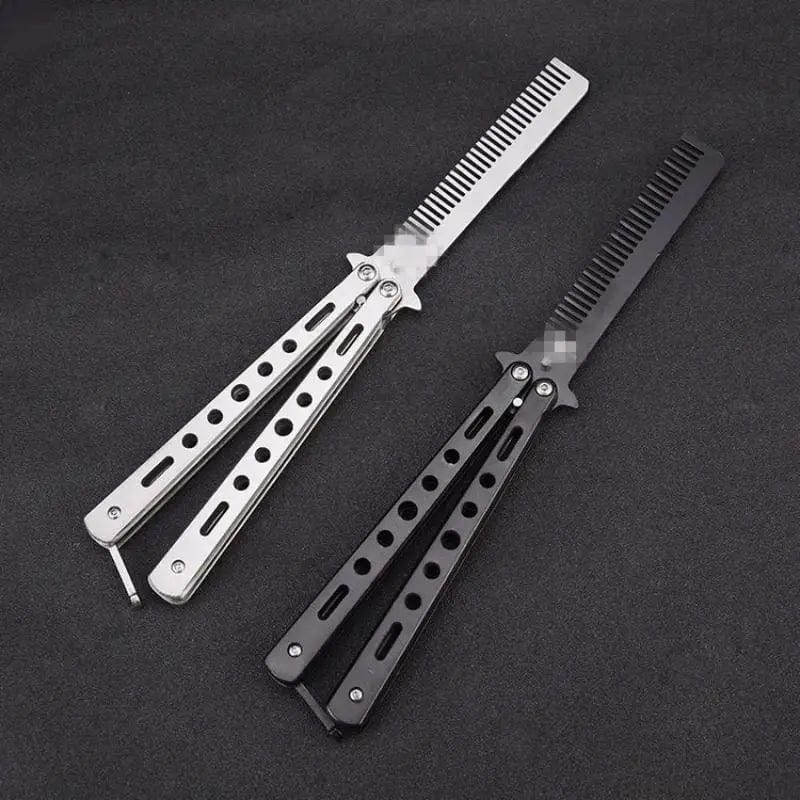 Man Up Beard Comb Folding Butterfly Style Beard Comb