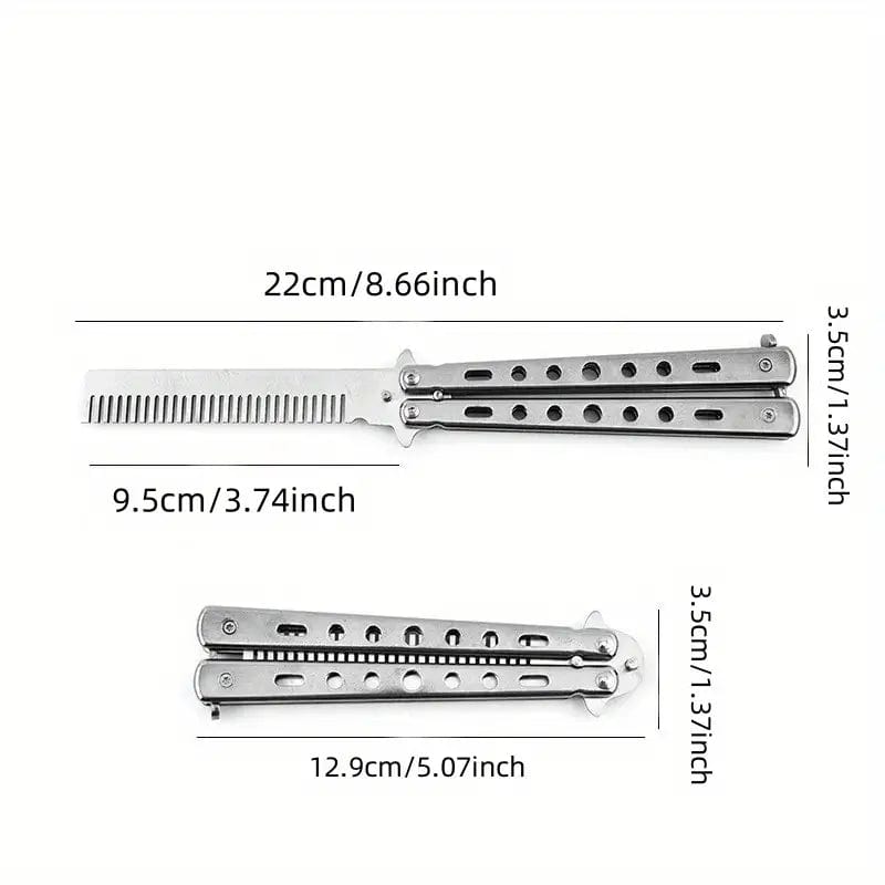 Man Up Beard Comb Folding Butterfly Style Beard Comb