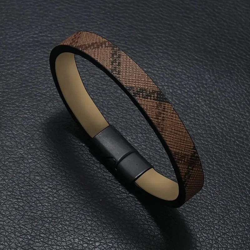 Man Up Bracelet Brown Pattern Bracelet