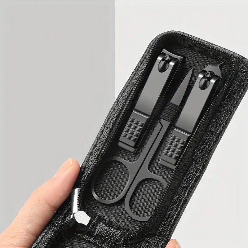 Man Up Manicure Kit 6 Pc. Manicure Set - Carbon Fiber