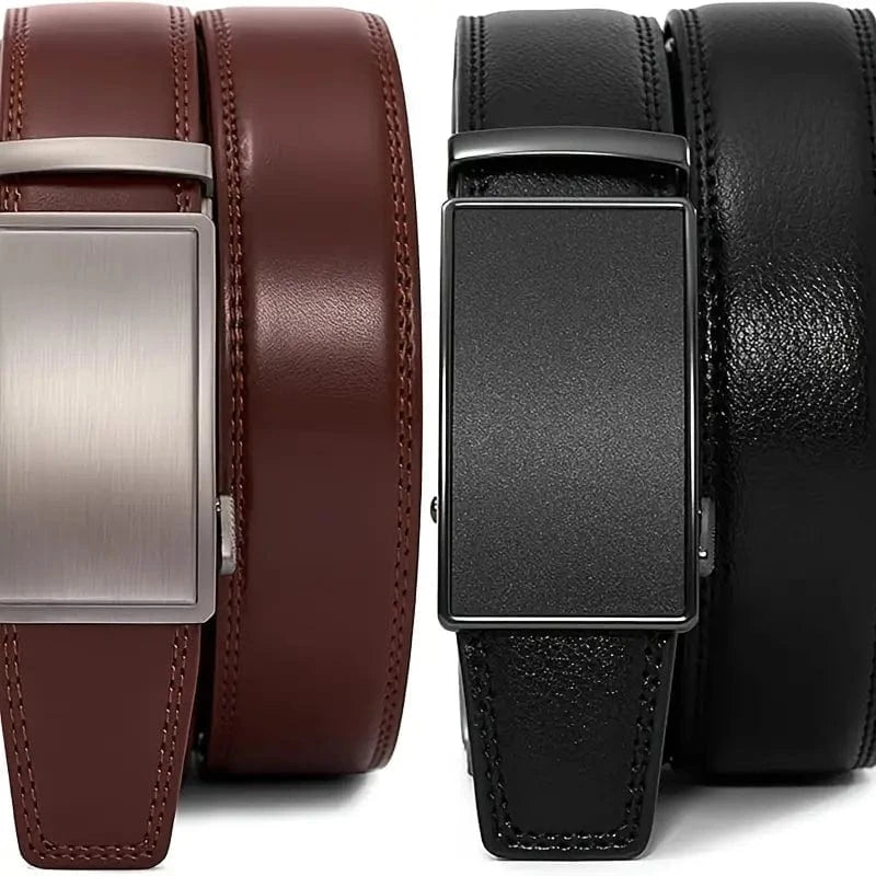 Man Up Ratchet Belt Brown Big & Tall Ratchet Style Belt