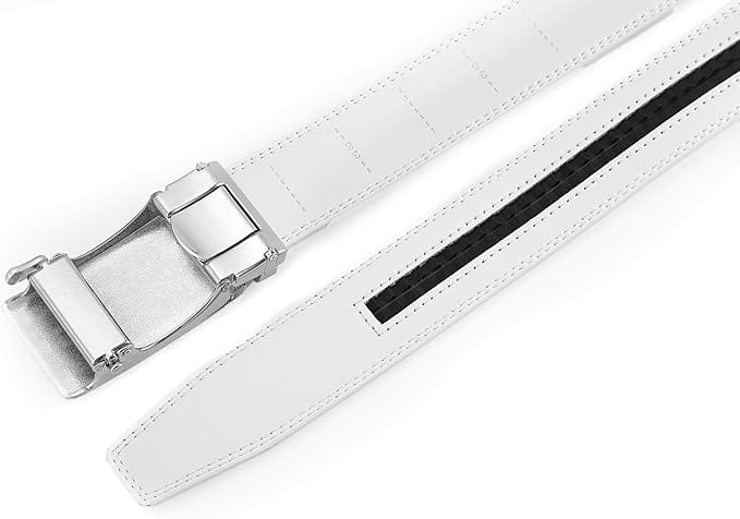 Man Up Ratchet Belt White on White - Ratchet Belt