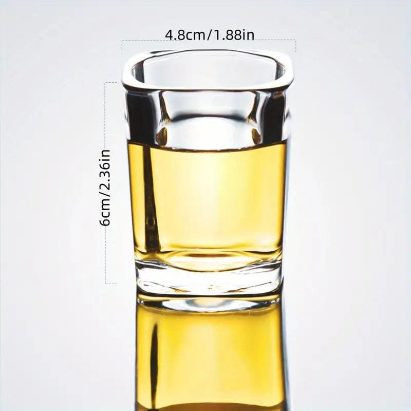 Man Up Shot Glasses Heavy Square Shot Glass