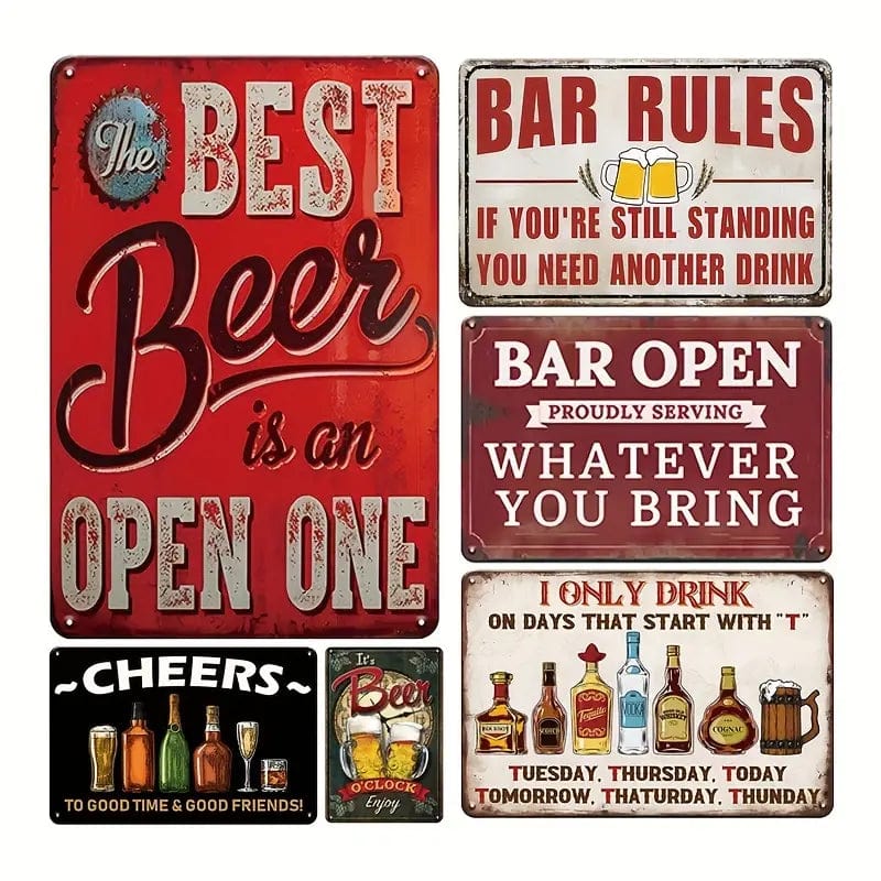 Man Up Tin Sign Days That Start with T Tin Sign