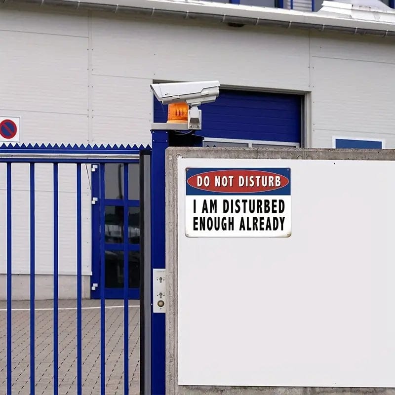 Man Up Tin Sign Do Not Disturb - Tin Sign