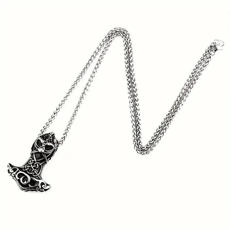 Man Up Viking Necklace Odin Pendant Necklace