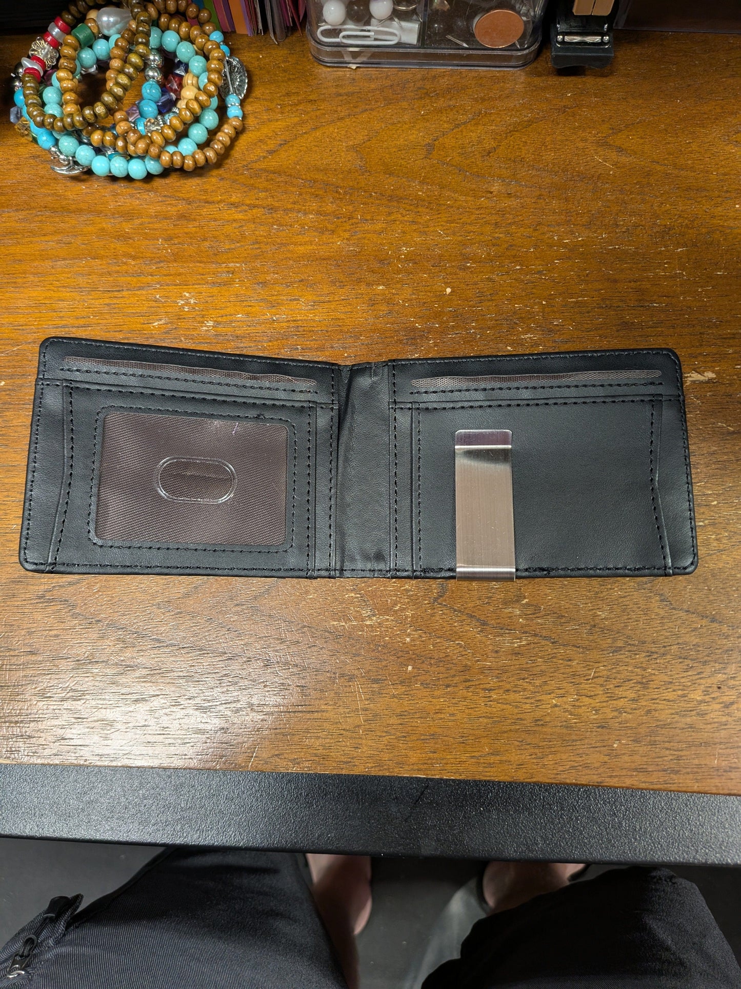 Man Up Wallet Carbon Fiber Wallet - Inside Clip