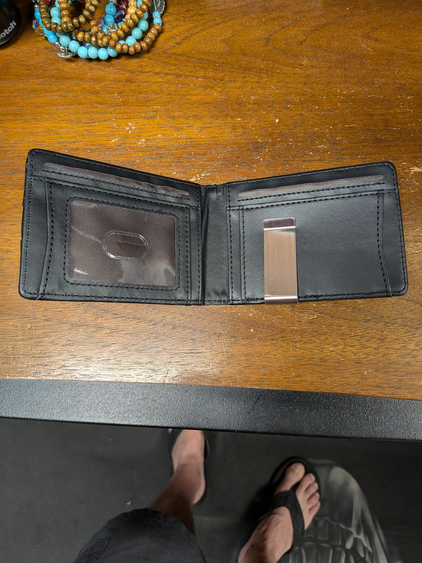 Man Up Wallet Carbon Fiber Wallet - Inside Clip