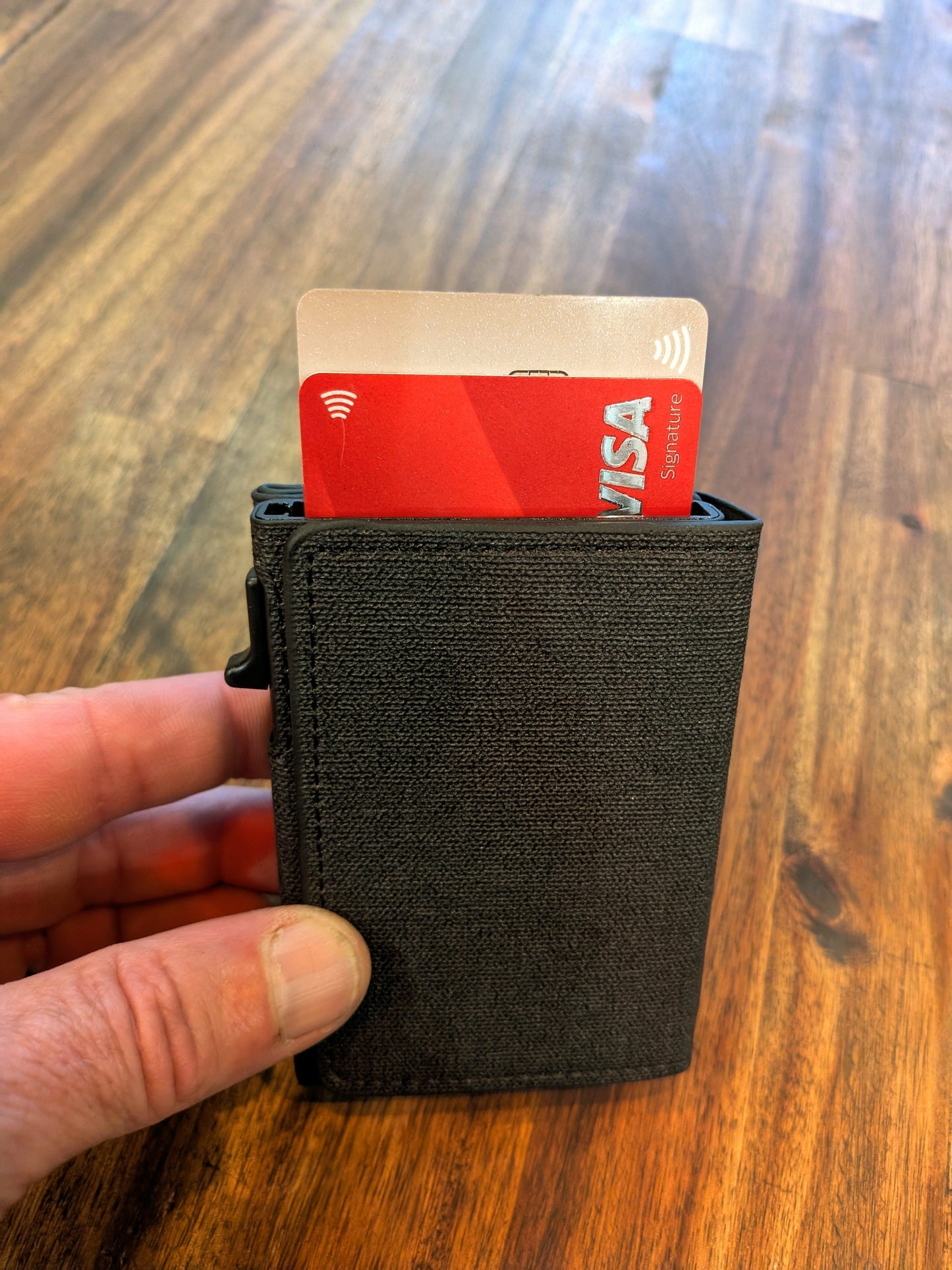 Man Up Wallet RFID Pop Wallet with Cash Sleeve